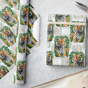 Papel De Regalo Diseño de patrones de tigre