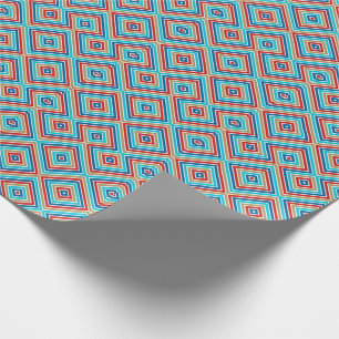 Papel De Regalo Diseño de Pinstripe Nautical 1