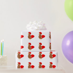 Papel De Regalo Diseño de pollo