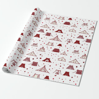 Papel De Regalo Diseño de prueba minimal rojo