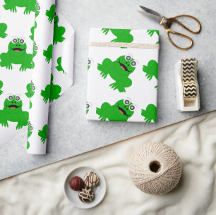 Papel De Regalo Diseño de rana