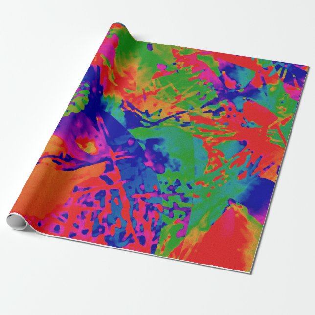 Papel De Regalo Diseño de rock de punk (Desenrollado)