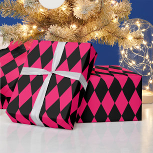 Papel De Regalo Diseño de rombos de cuadros de Harlequín de color