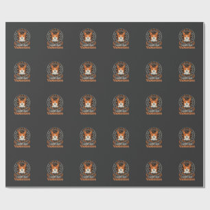 Papel De Regalo Diseño de San Valentín de Corgis para chicas que a