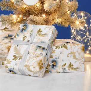 Papel De Regalo Diseño de serie floral Boda 3