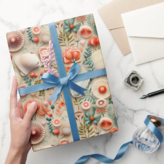 Papel De Regalo Diseño de shell de Artsy