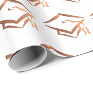 Papel De Regalo Diseño de tapón de graduación de apariencia de cob