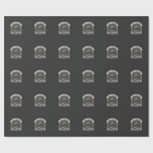 Papel De Regalo Diseño de vector de conteo regresivo de dulces de  (Superficie plana)