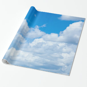 Papel De Regalo Diseño del cielo de los cielos del fondo de las