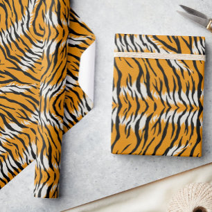 Papel De Regalo Diseño del patrón de impresión de animales de piel
