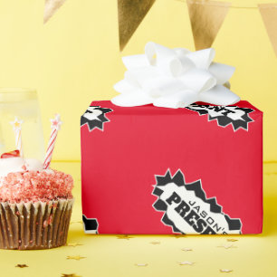 Papel De Regalo Diseño divertido de agujero rasgado personalizado 