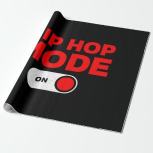 Papel De Regalo Diseño divertido de hip hop para hombres mujeres H