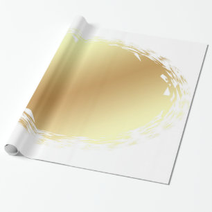 Papel De Regalo Diseño Elegante En La Sombra Y Luminoso De Oro