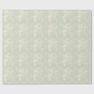 Papel De Regalo Diseño Escénico Tropical de Patrón de Inodoro de J