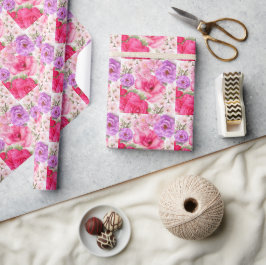 Papel De Regalo Diseño Floral
