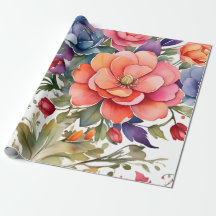 Diseño Floral Acuarela Serena PD
