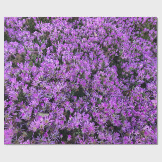 Papel De Regalo Diseño floral en púrpura