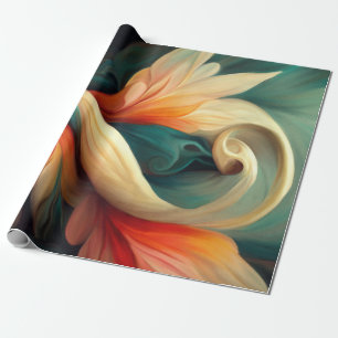 Papel De Regalo Diseño Floral Swirl Decoupage Art Paintage