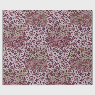 Papel De Regalo Diseño Floral Vintage – Arte Botánico Clásico