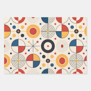 Papel de regalo diseño geométrico