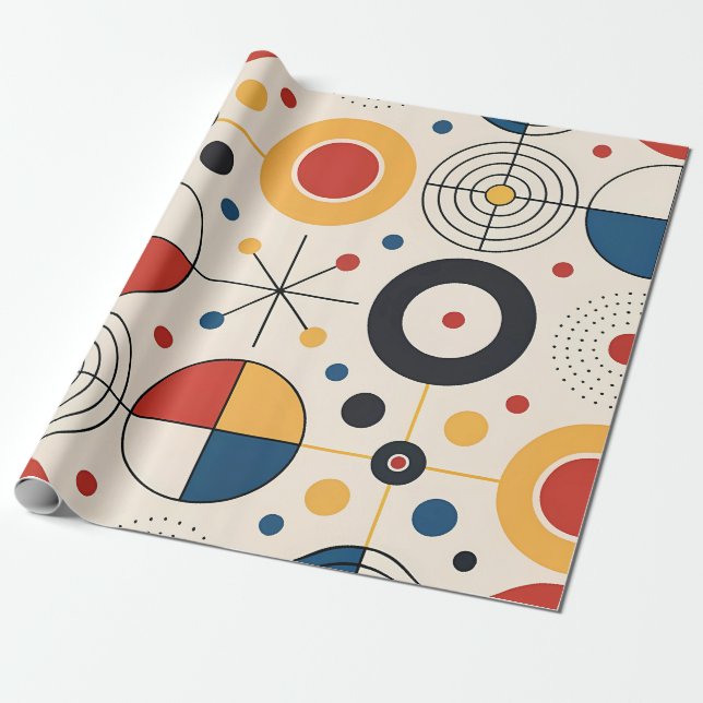 Papel de regalo diseño geométrico (Desenrollado)