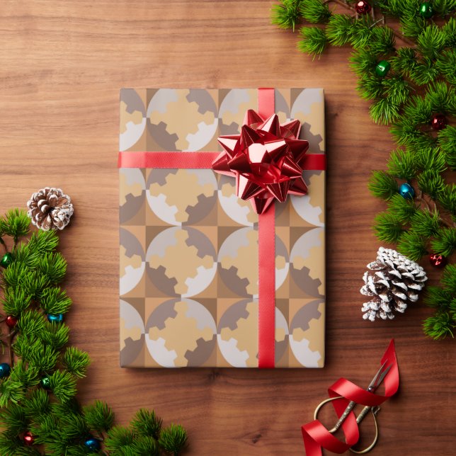 PAPEL DE REGALO DISEÑO GEOMÉTRICO. (Regalo de vacaciones)