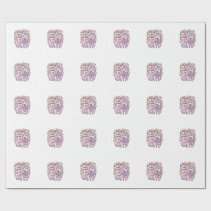 Papel De Regalo Diseño Gráfico La Magia del Unicornio Me Queda Bie