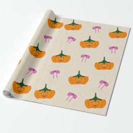 Papel De Regalo Diseño lindo de Halloween,