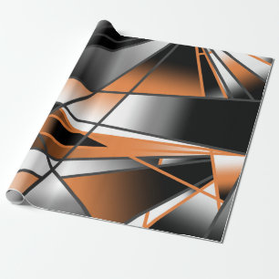 Papel De Regalo Diseño mecánico de relleno de color gradiente nara