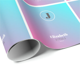 Papel De Regalo Diseño minimalista en tonos pastel