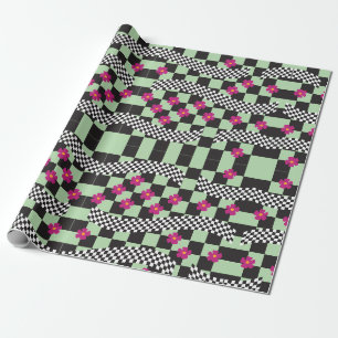 Papel De Regalo Diseño retro de tablero de anuncios
