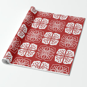 Papel De Regalo Diseño típico de batik vintage indonesio, combinat