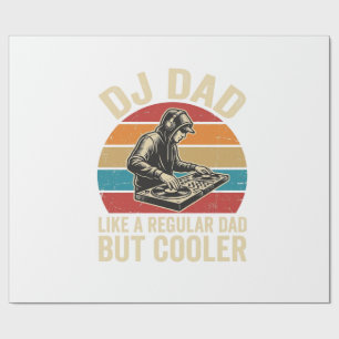 Papel De Regalo Diseño vectorial de puesta de sol vintage DJ Dad B