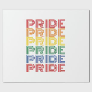 Papel De Regalo Diseño vectorial de tipografía retro de orgullo ar