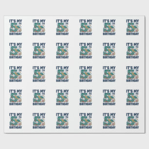 Papel De Regalo Diseño vectorial submarino de tortuga marina para