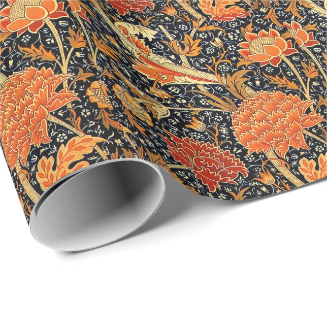 Papel De Regalo Diseño William Morris, Cray (Esquina del rollo)