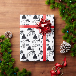 Papel De Regalo Diseños de nieve de diferentes ítems