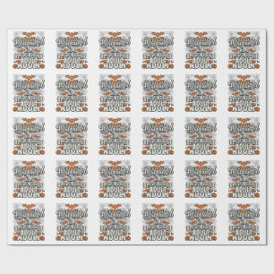 Papel De Regalo Disfrazado como un adulto responsable Halloween Ve