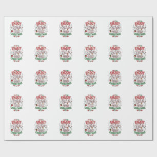 Papel De Regalo Disfruta El Día Regalo Reno De Navidad