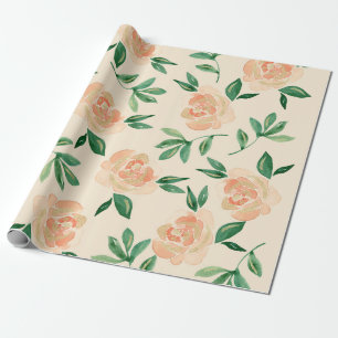 Papel De Regalo Disposiciones sobre las flores bodas