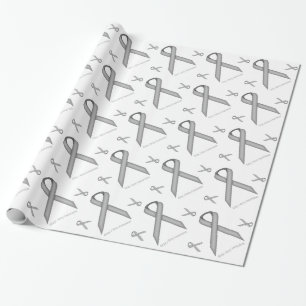 Papel De Regalo Distancia Gris/Gris Alternativa por Kenneth Yoncic