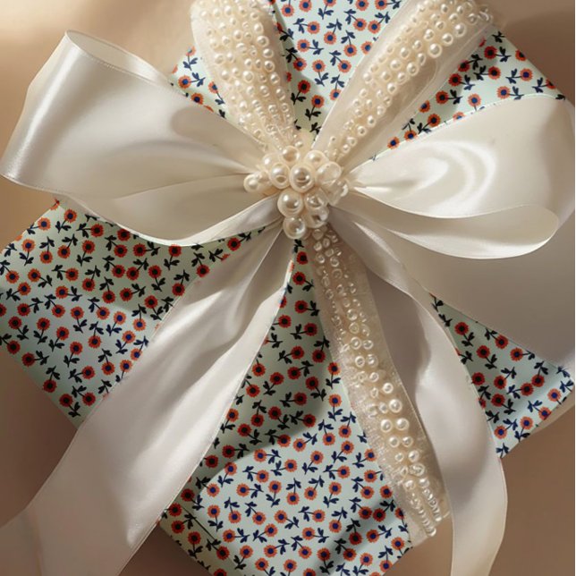 Papel De Regalo Ditsy Coral Daisies – Mini Floral Seamless Pattern (Subido por el creador)