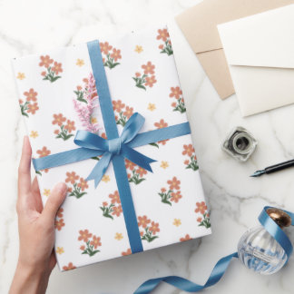 Papel de Regalo Ditsy Floral Patrón Continuo