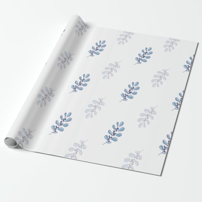 Papel De Regalo Ditsy Snowflake pattern backgrounds textures (Desenrollado)