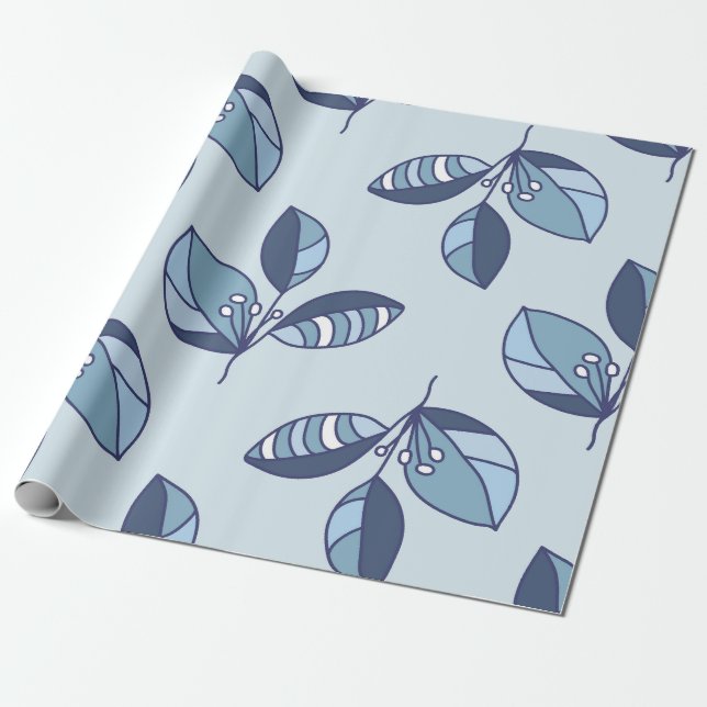 Papel De Regalo Ditsy Snowflake pattern backgrounds textures (Desenrollado)