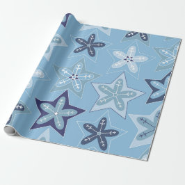 Papel De Regalo Ditsy Snowflake pattern backgrounds textures