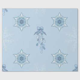Papel De Regalo Ditsy Snowflake pattern backgrounds textures