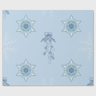 Papel De Regalo Ditsy Snowflake pattern backgrounds textures