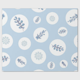 Papel De Regalo Ditsy Snowflake pattern backgrounds textures