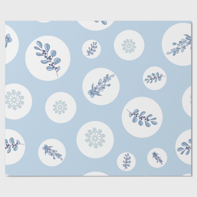 Papel De Regalo Ditsy Snowflake pattern backgrounds textures (Superficie plana)